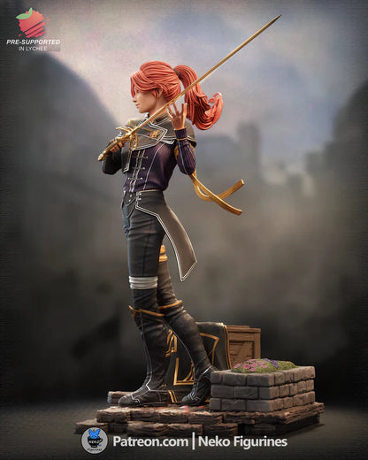 Graceful Duelist – Fanart | RPG Figure | Resin Handcrafted Art