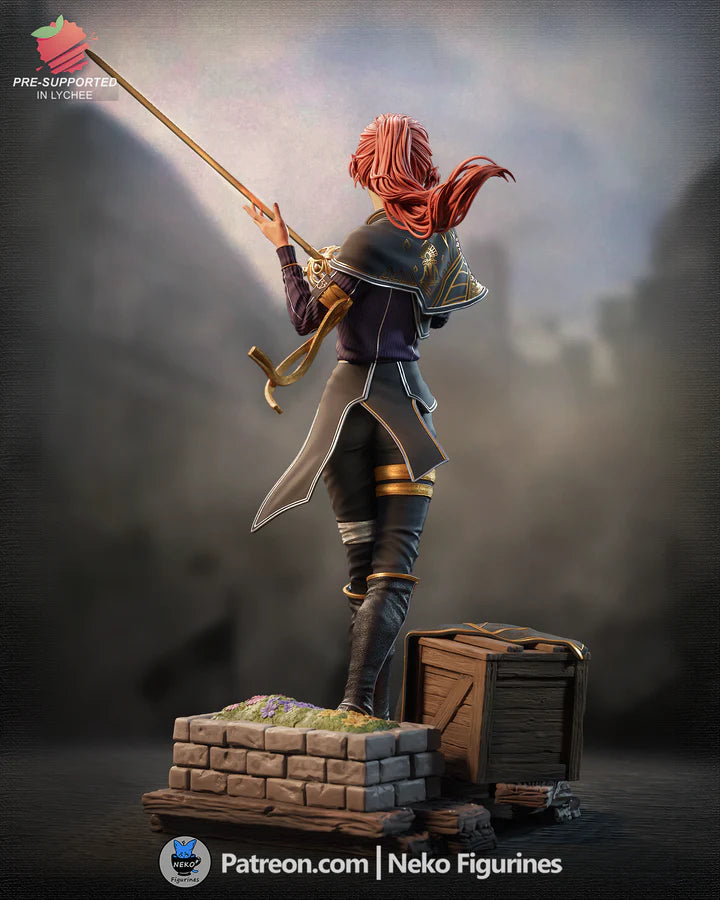 Graceful Duelist – Fanart | RPG Figure | Resin Handcrafted Art