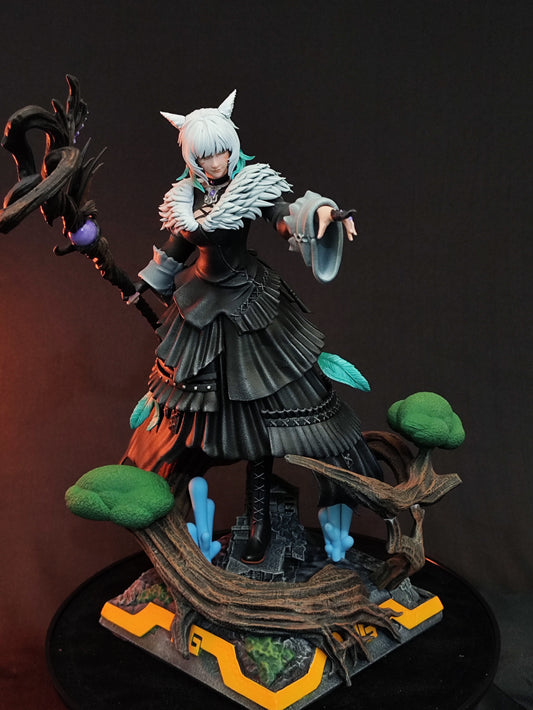 Scion of the Seventh Dawn  Resin Figure | JRPG Fanart Collectible