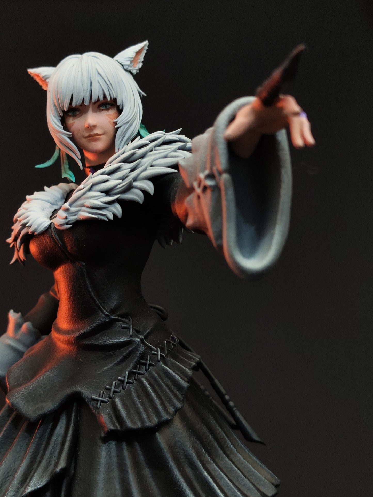Scion of the Seventh Dawn  Resin Figure | JRPG Fanart Collectible