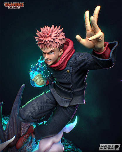 Cursed Vessel Fighter – Fanart | Anime Resin Figure | Handcrafted Collectible