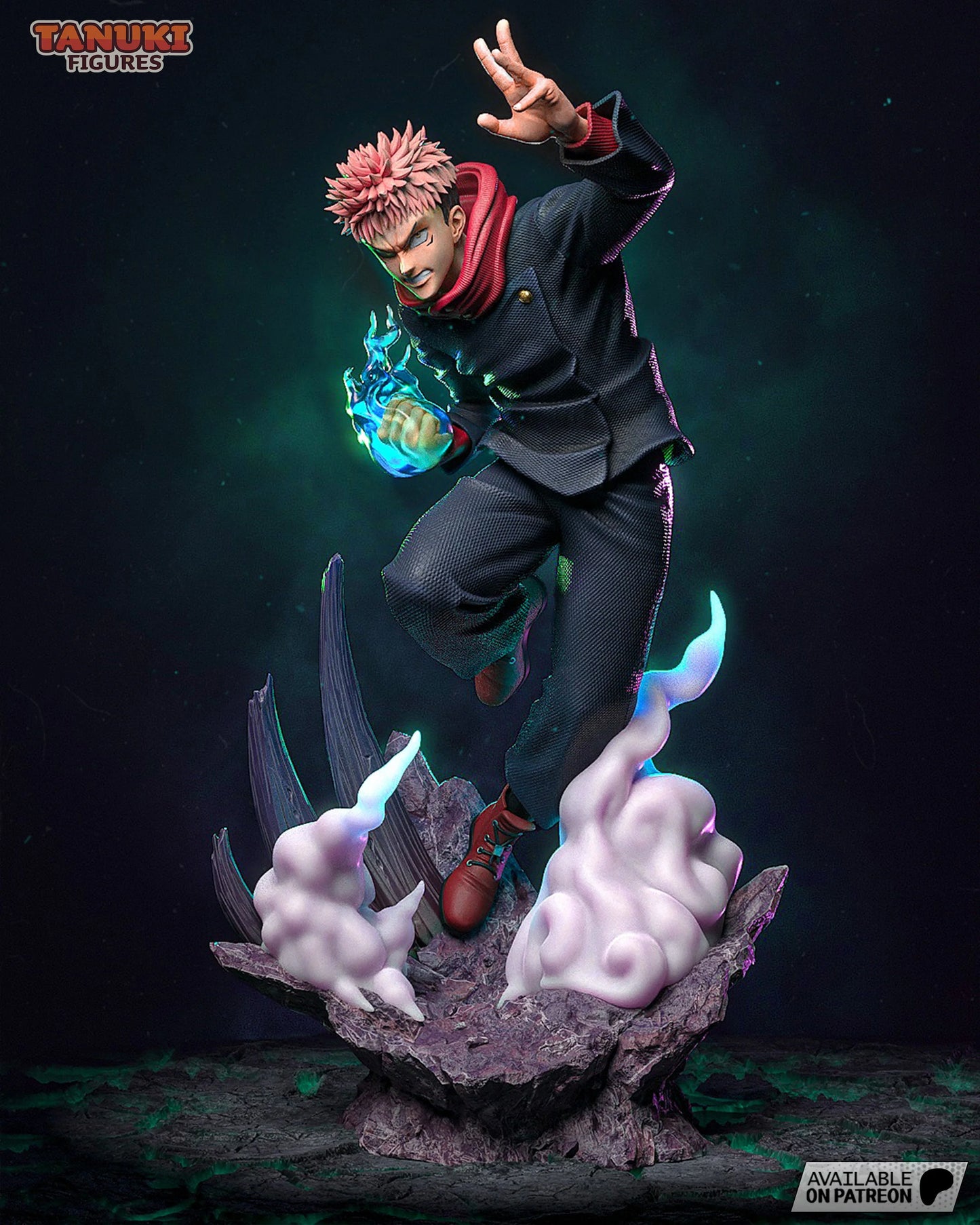 Cursed Vessel Fighter – Fanart | Anime Resin Figure | Handcrafted Collectible