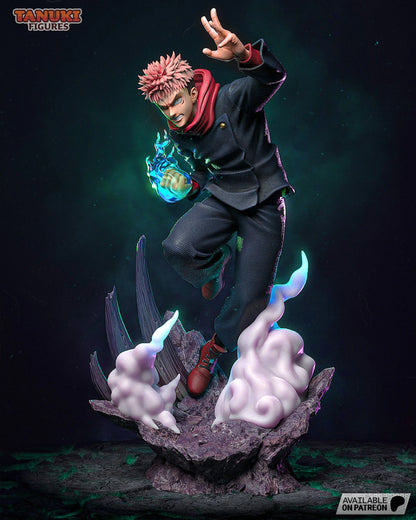 Cursed Vessel Fighter – Fanart | Anime Resin Figure | Handcrafted Collectible