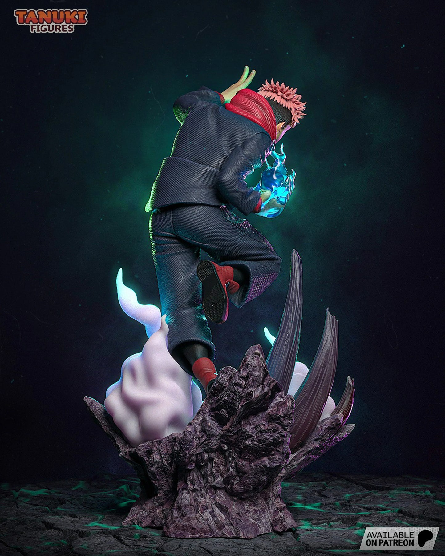 Cursed Vessel Fighter – Fanart | Anime Resin Figure | Handcrafted Collectible