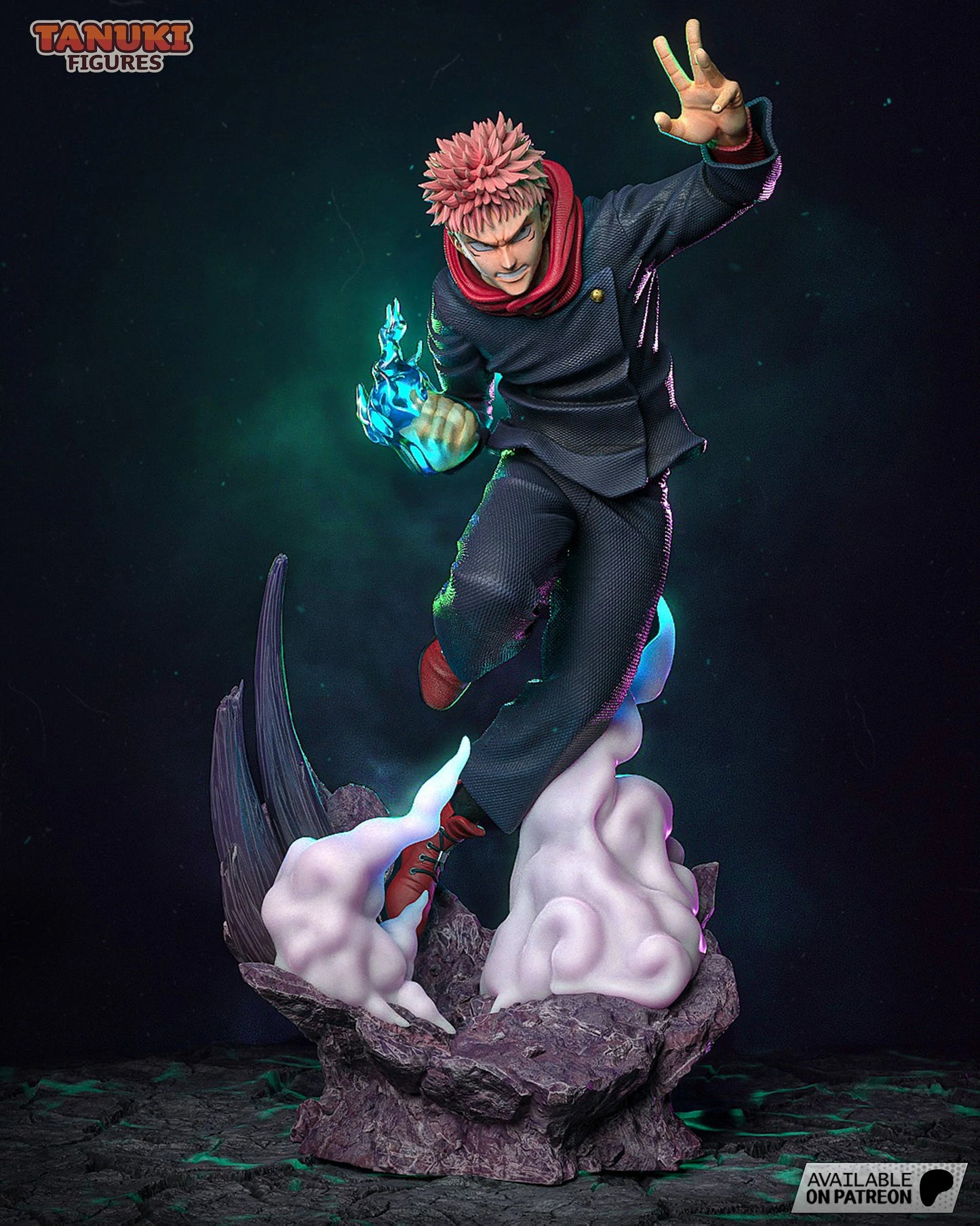 Cursed Vessel Fighter – Fanart | Anime Resin Figure | Handcrafted Collectible