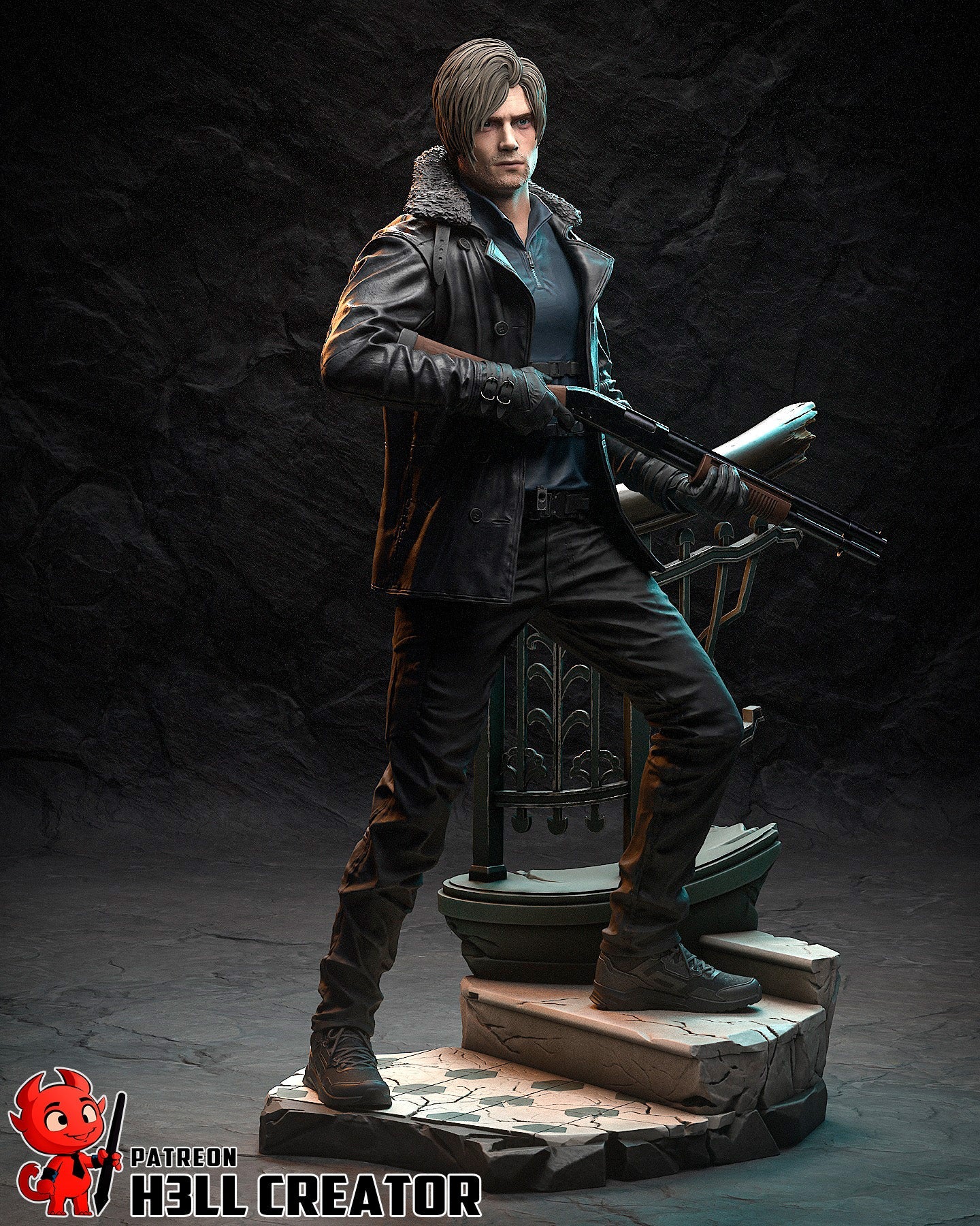 The Kennedy Fanart Figure | Horror Game Collectible