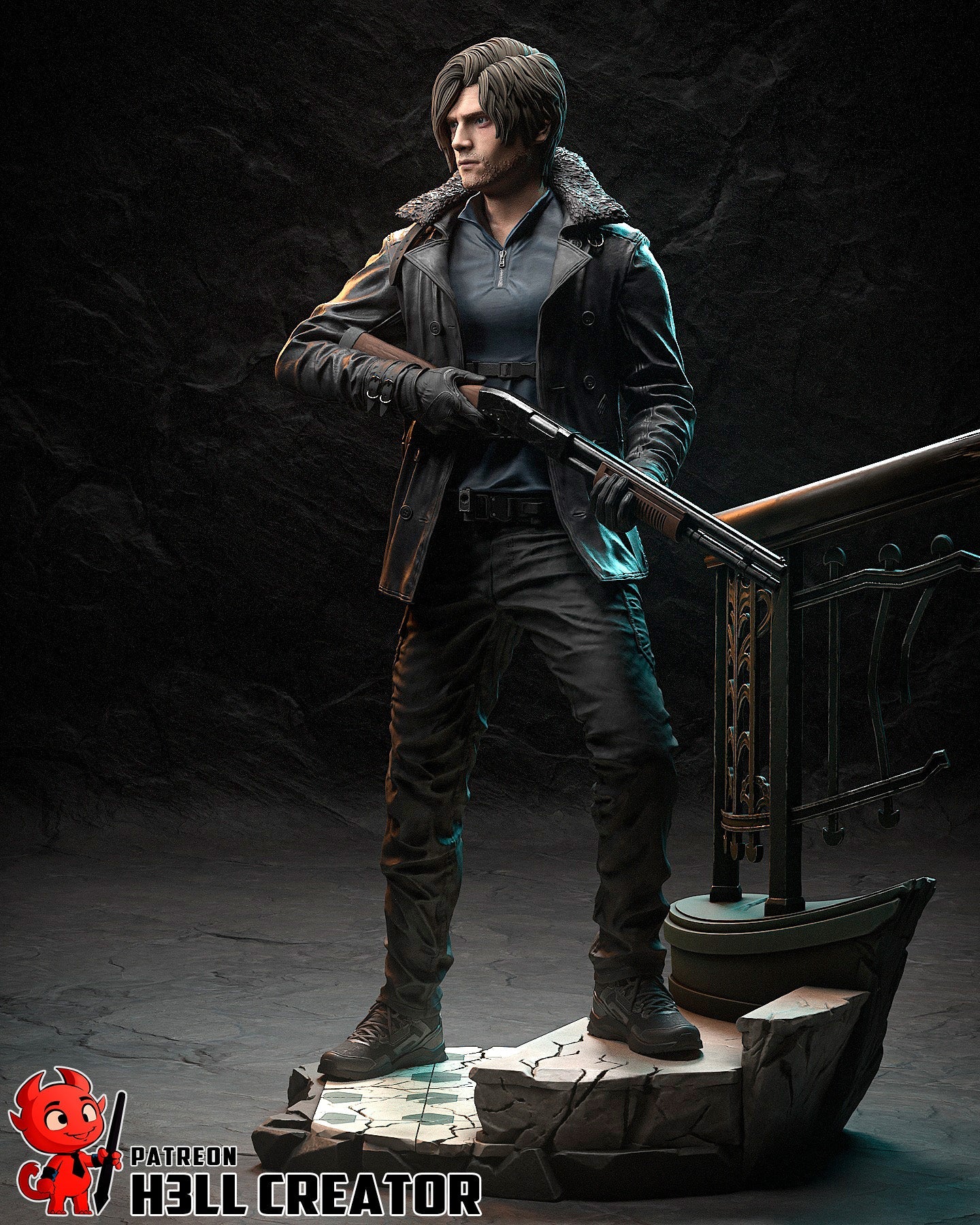 The Kennedy Fanart Figure | Horror Game Collectible
