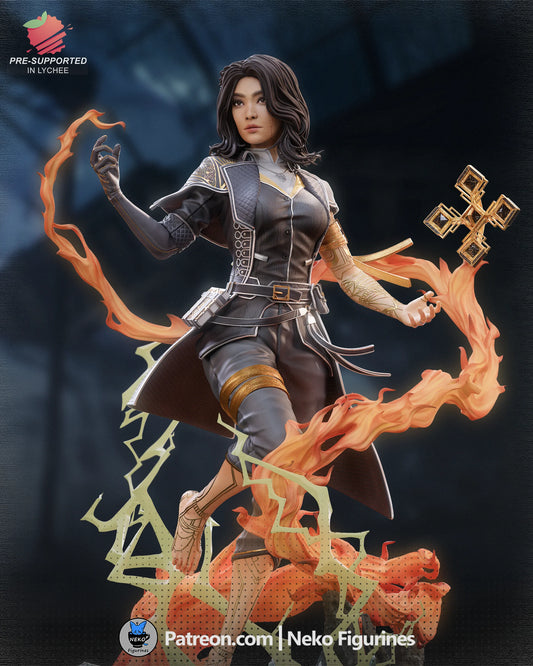 Celestial Mage – Fanart | RPG Resin Figure | Handcrafted Collectible