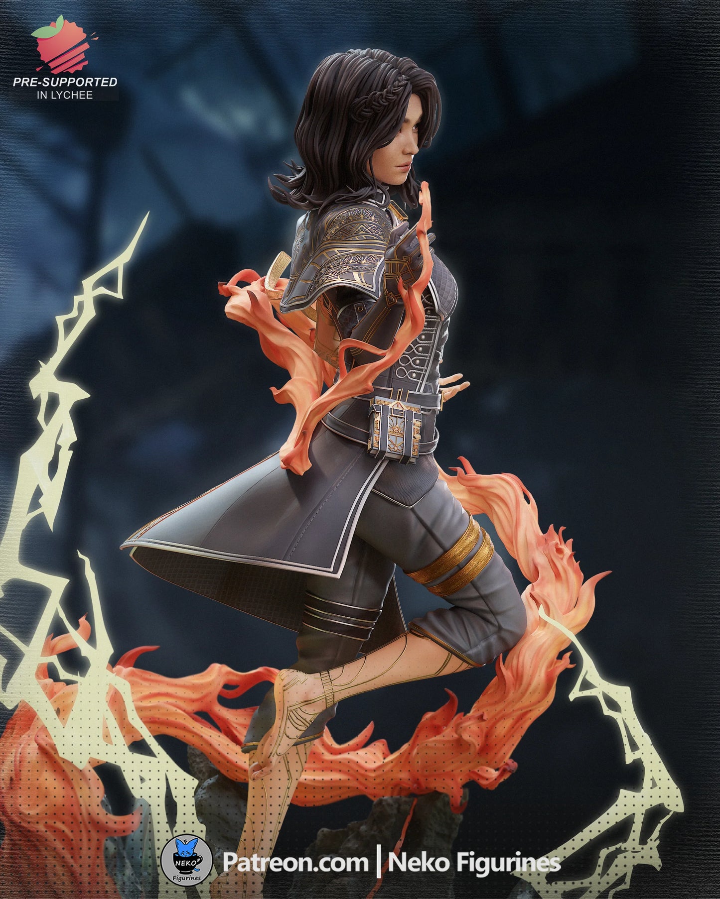 Celestial Mage – Fanart | RPG Resin Figure | Handcrafted Collectible