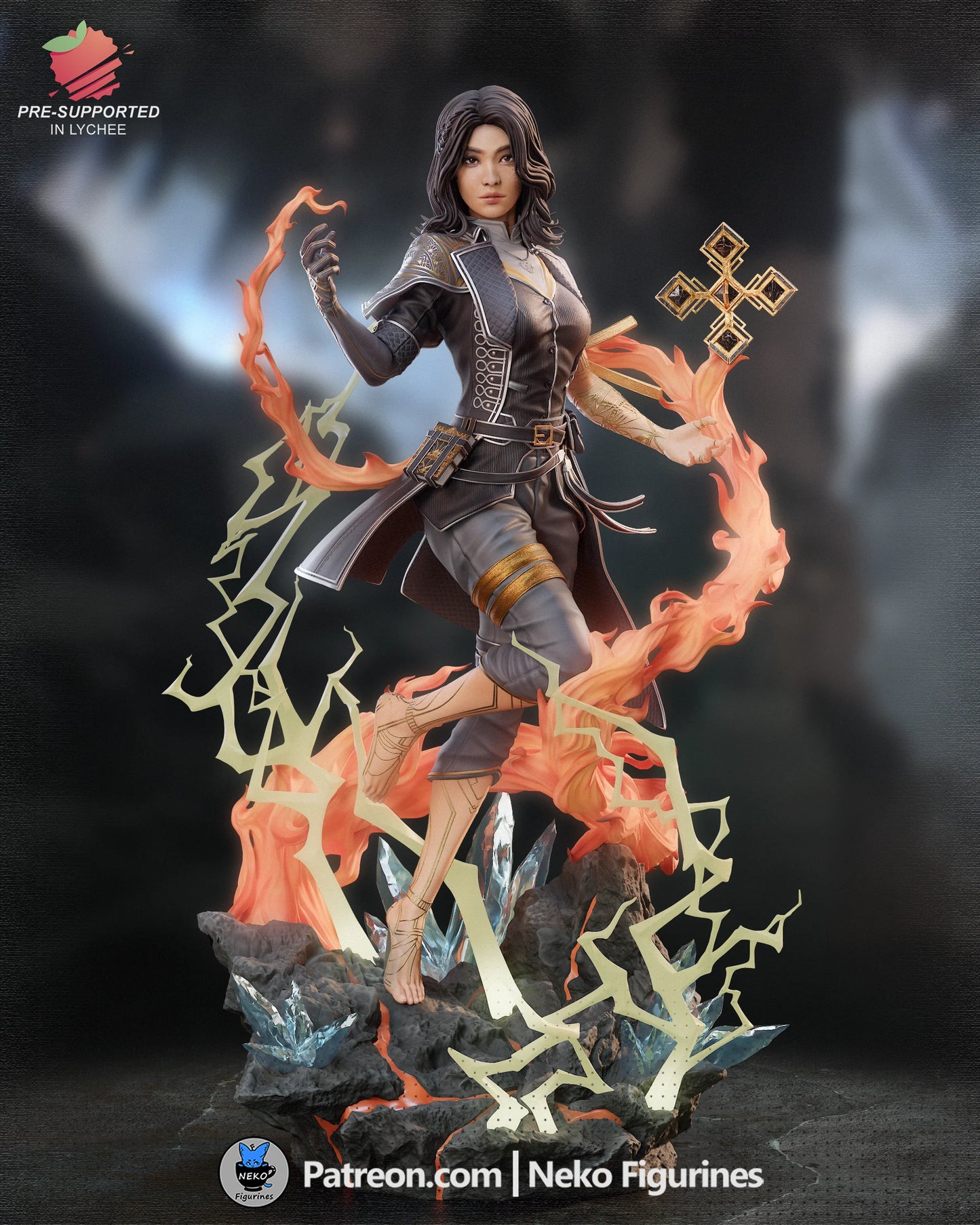 Celestial Mage – Fanart | RPG Resin Figure | Handcrafted Collectible