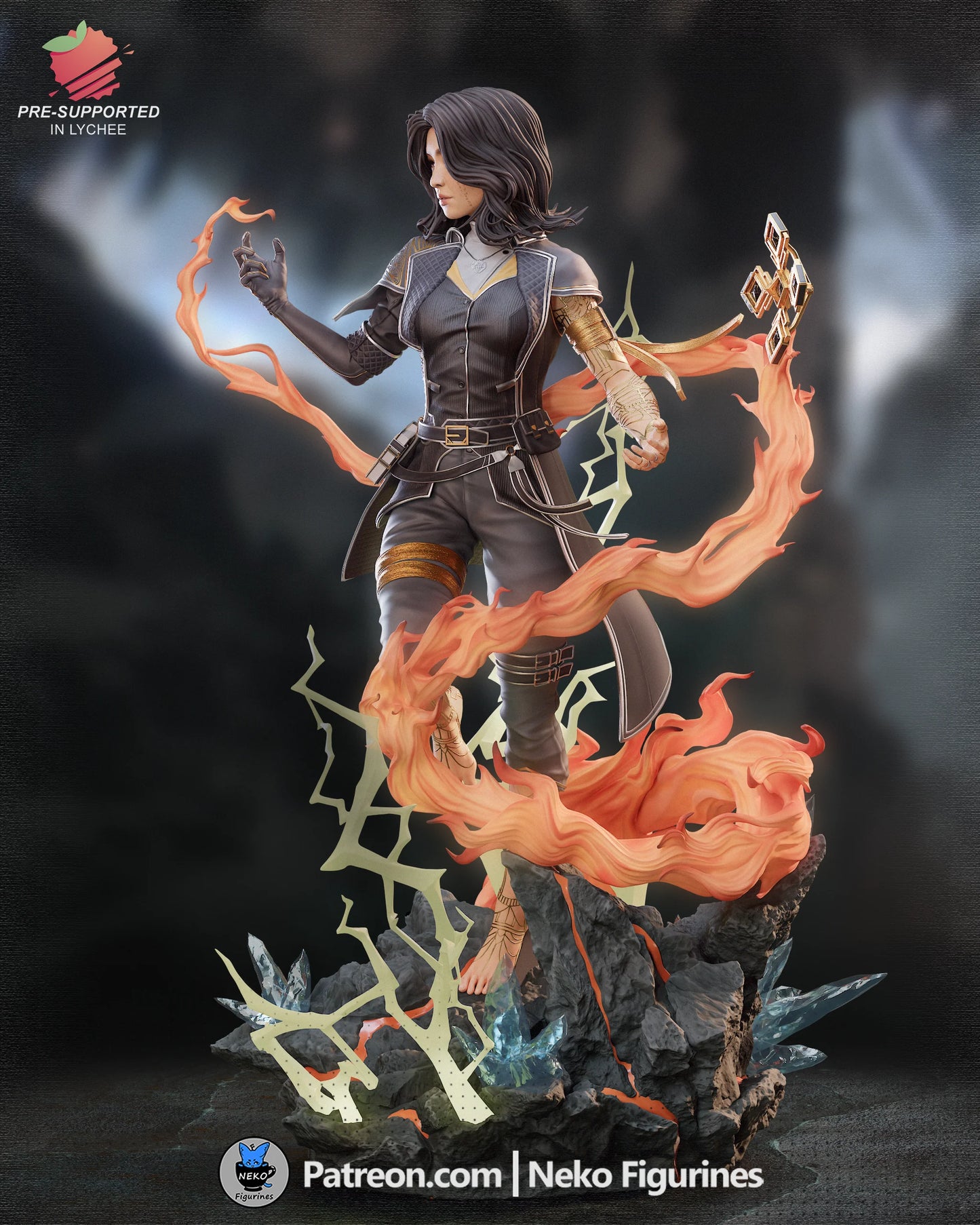 Celestial Mage – Fanart | RPG Resin Figure | Handcrafted Collectible