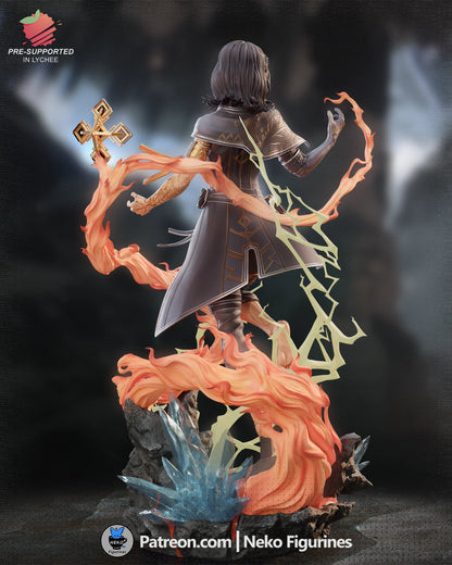 Celestial Mage – Fanart | RPG Resin Figure | Handcrafted Collectible