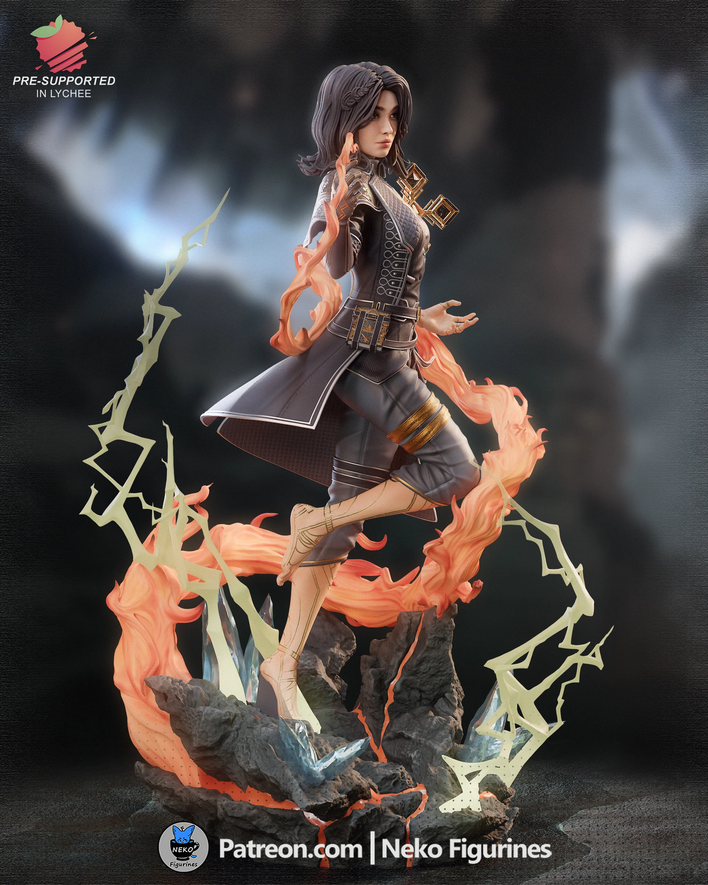 Celestial Mage – Fanart | RPG Resin Figure | Handcrafted Collectible
