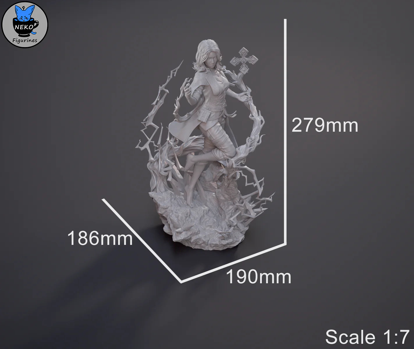 Celestial Mage – Fanart | RPG Resin Figure | Handcrafted Collectible