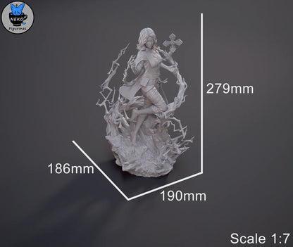 Celestial Mage – Fanart | RPG Resin Figure | Handcrafted Collectible