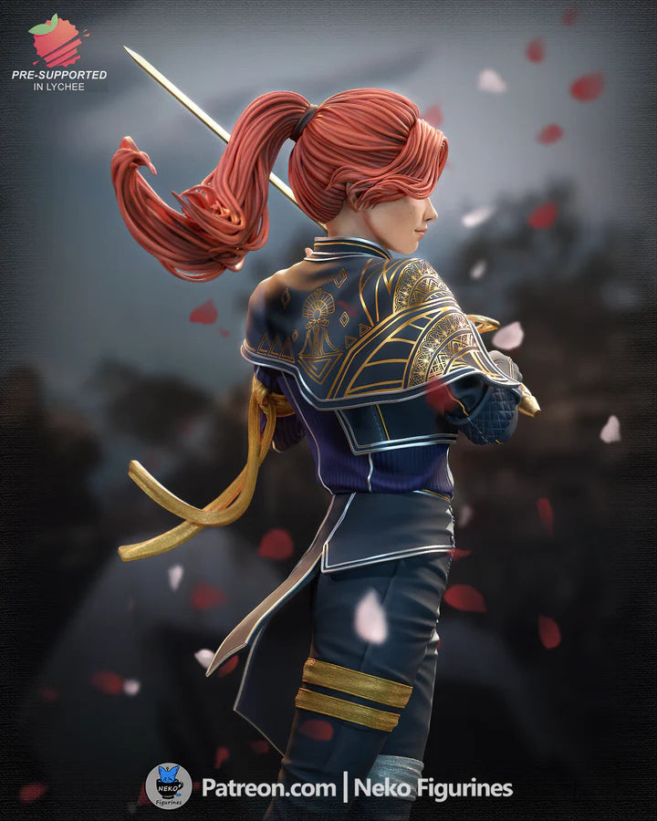 Graceful Duelist – Fanart | RPG Figure | Resin Handcrafted Art