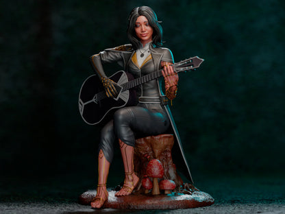 Moonlight Sorceress – Fanart | RPG Resin Statue | Handmade Collectible