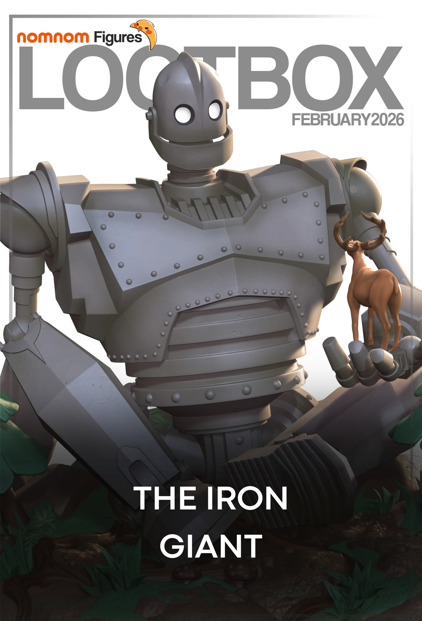 Giant Friendly Robot – Fanart Retro Sci-Fi Resin Statue