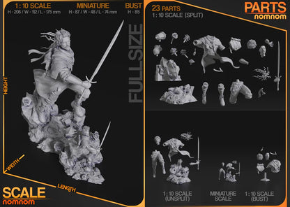 Relic Hunter – Fanart | Fantasy Resin Statue | Handmade Collectible