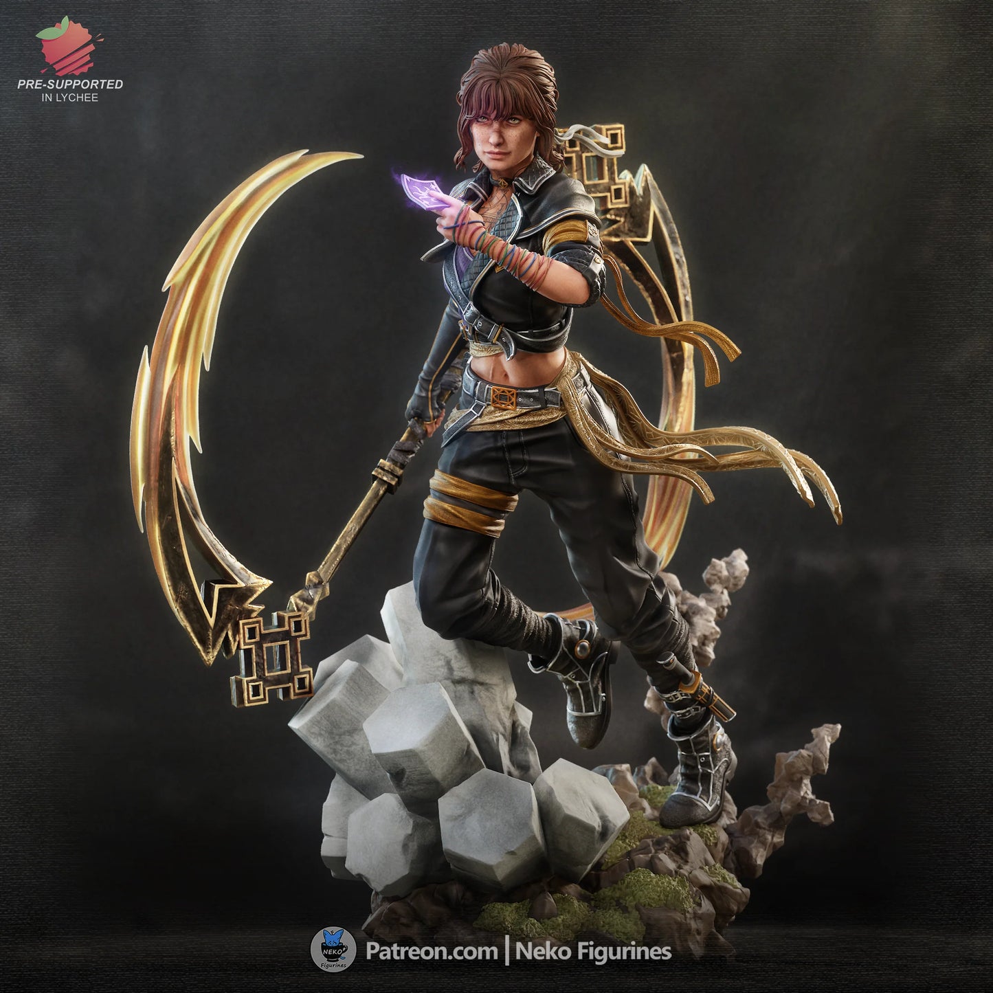 Mystic Archer – Fanart | RPG Resin Figure | Handcrafted Collectible