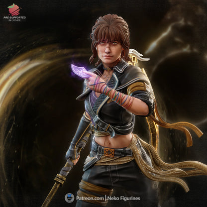 Mystic Archer – Fanart | RPG Resin Figure | Handcrafted Collectible