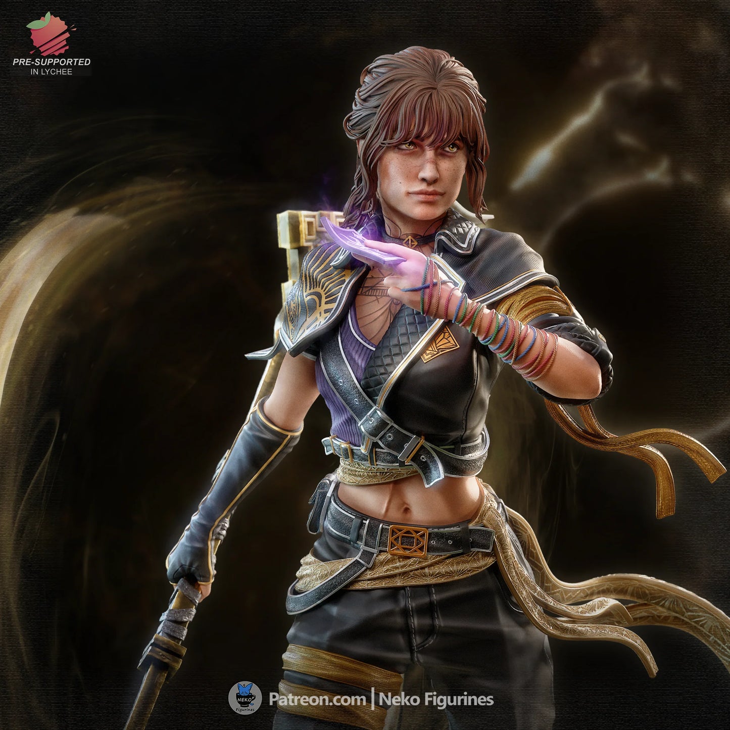 Mystic Archer – Fanart | RPG Resin Figure | Handcrafted Collectible