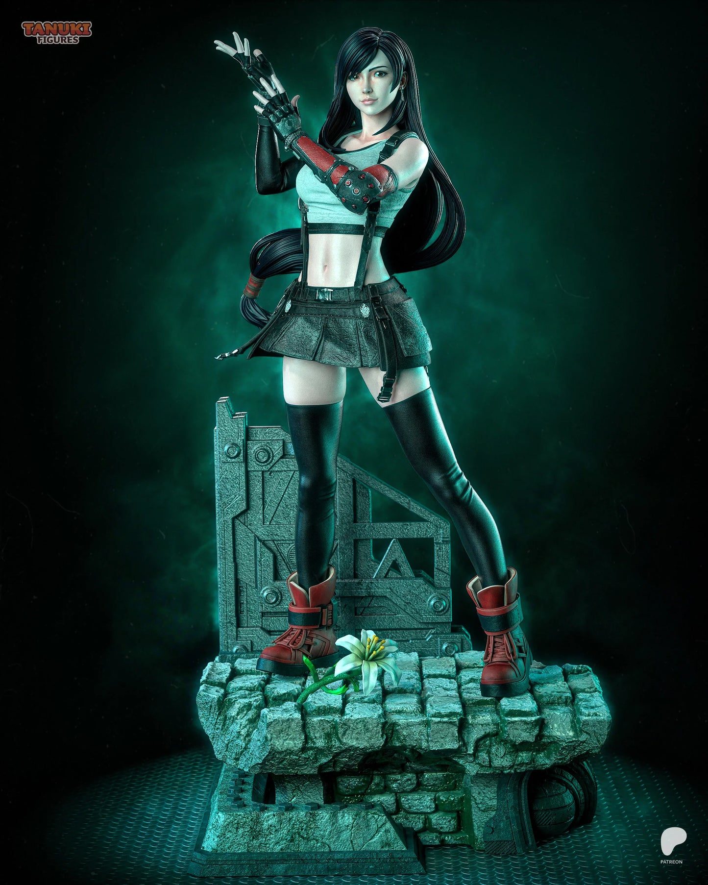 Martial Artist  Fanart Figure | Handcrafted Resin Collectible