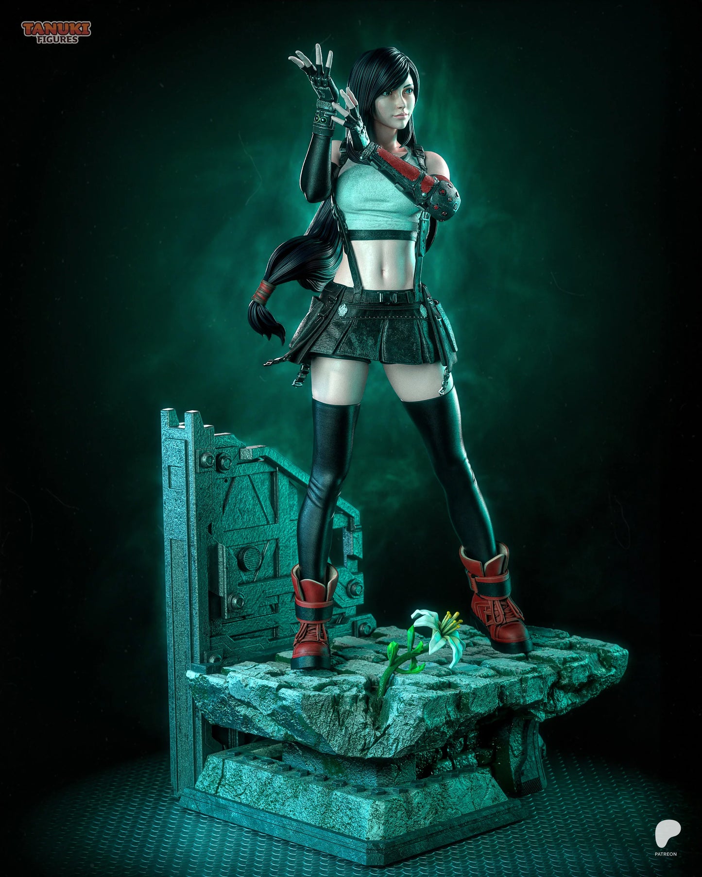 Martial Artist  Fanart Figure | Handcrafted Resin Collectible