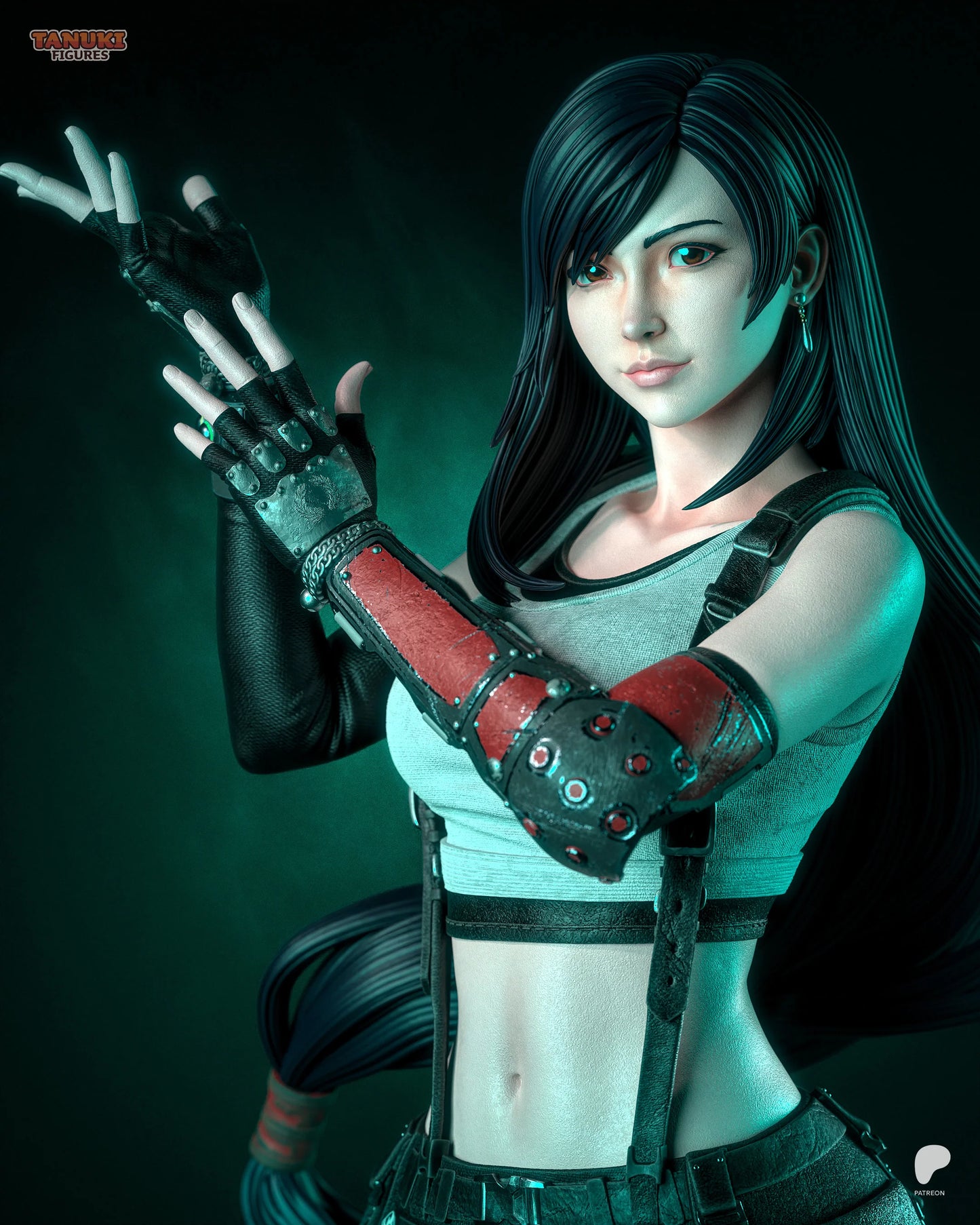 Martial Artist  Fanart Figure | Handcrafted Resin Collectible