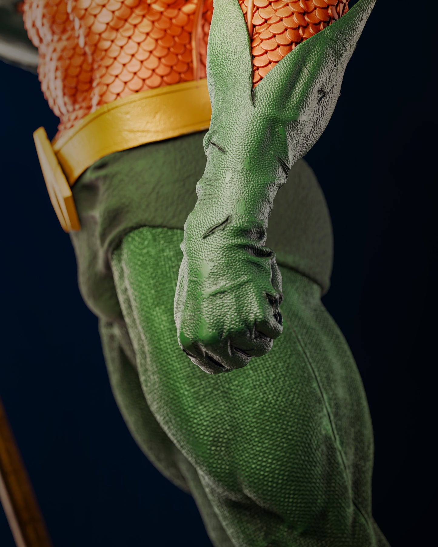 Ocean King Warrior Figure – Collectible Fantasy Statue – Fanart