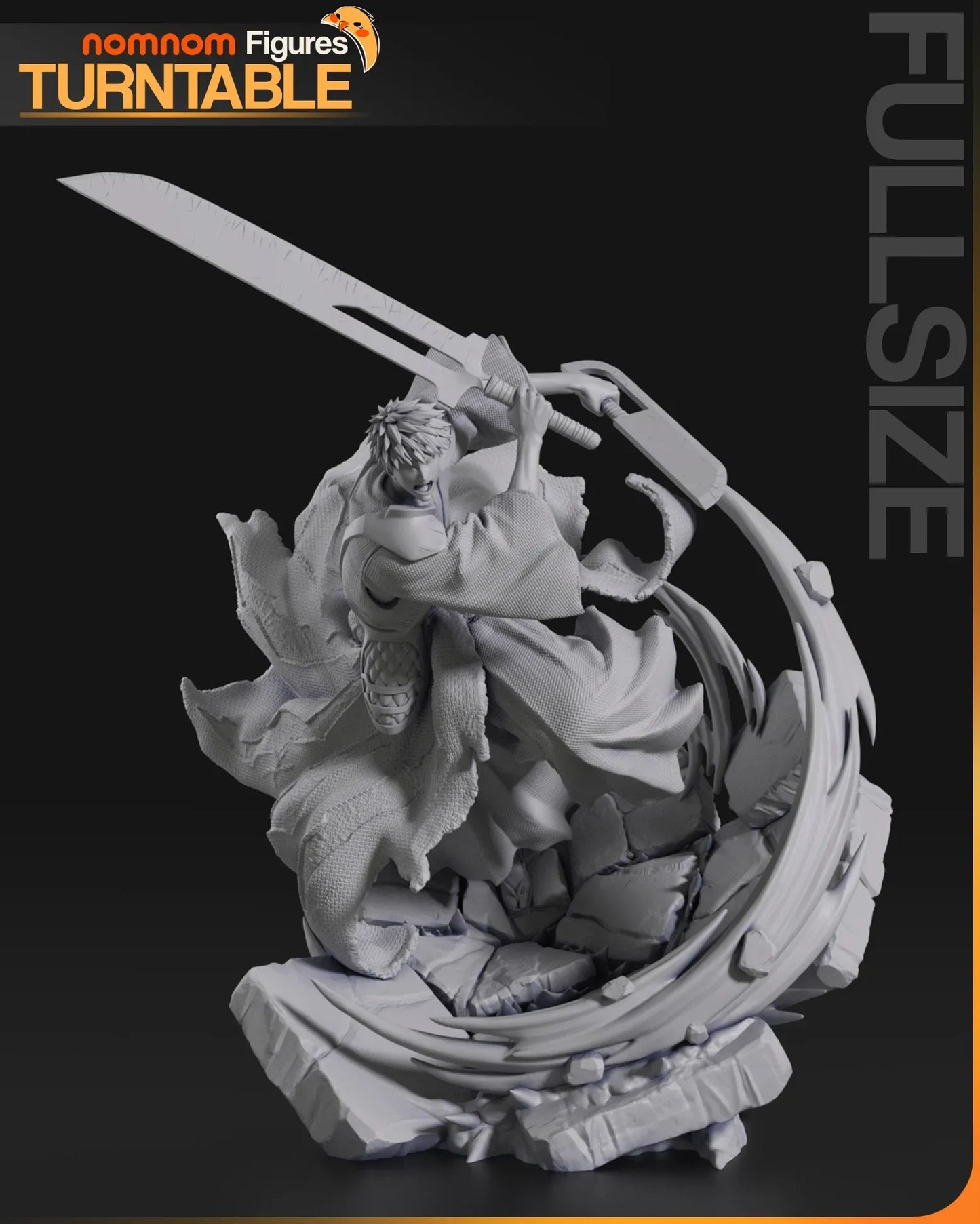 Soul Reaper Fanart Figure |  Resin Collectible | Handcrafted Decor