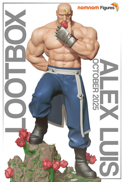 Armstrong Muscle Alchemist Figure – Collectible Fantasy Statue – Fanart