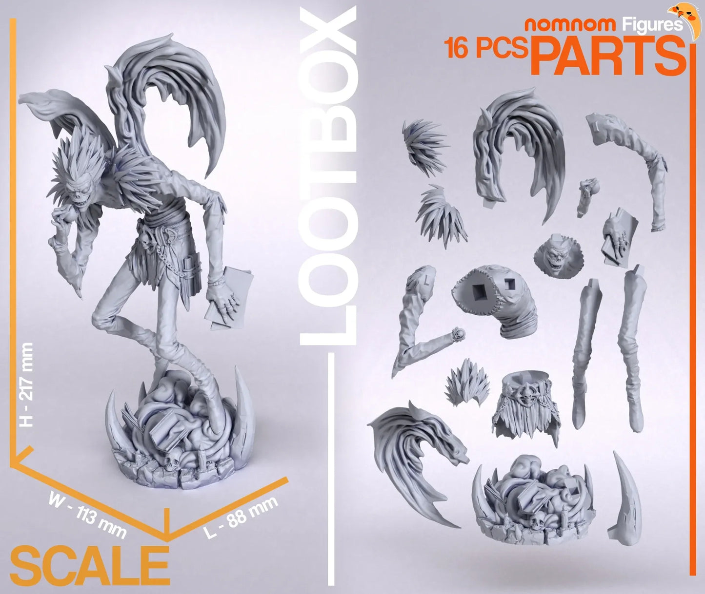 Shinigami Figure – Collectible Statue – Fanart