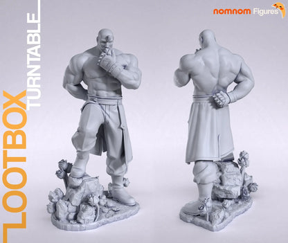 Armstrong Muscle Alchemist Figure – Collectible Fantasy Statue – Fanart