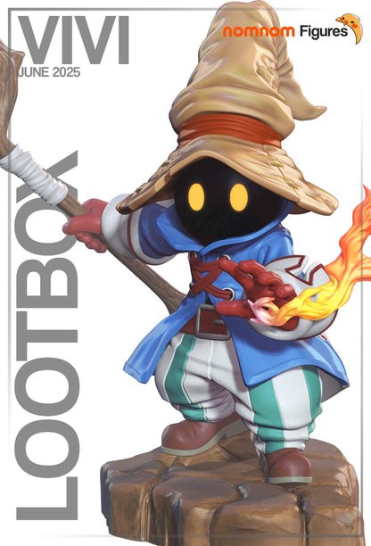Arcane Little Mage Figure – Collectible Fantasy Decor – Fanart