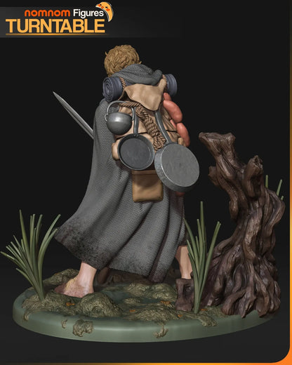 Shire Hobbit Hero  Fanart Figure | Resin Handcrafted Art