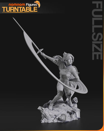 Hero Figure – Collectible Fantasy Statue – Fanart