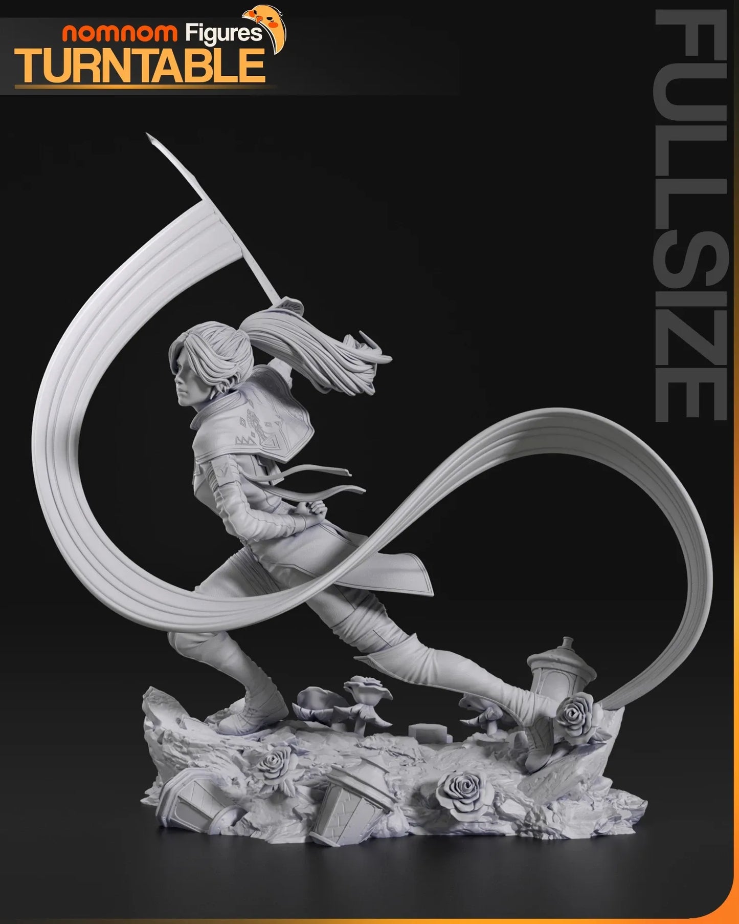 Hero Figure – Collectible Fantasy Statue – Fanart