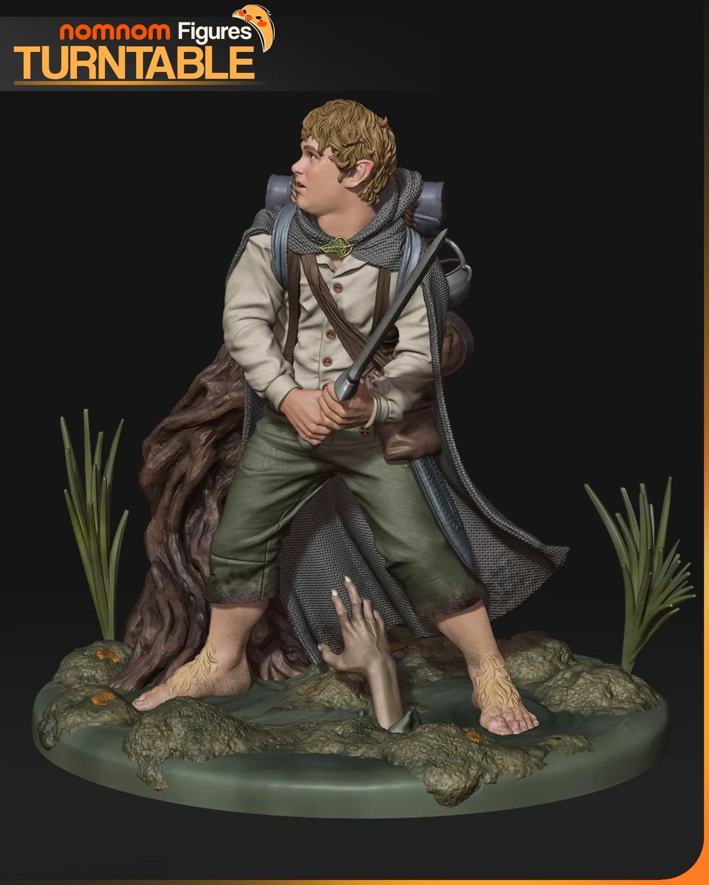 Shire Hobbit Hero  Fanart Figure | Resin Handcrafted Art