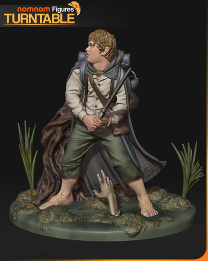 Shire Hobbit Hero  Fanart Figure | Resin Handcrafted Art