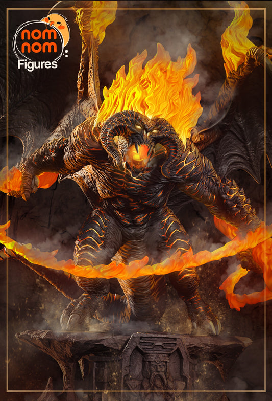 Fire Demon Figure – Collectible Statue – Fanart