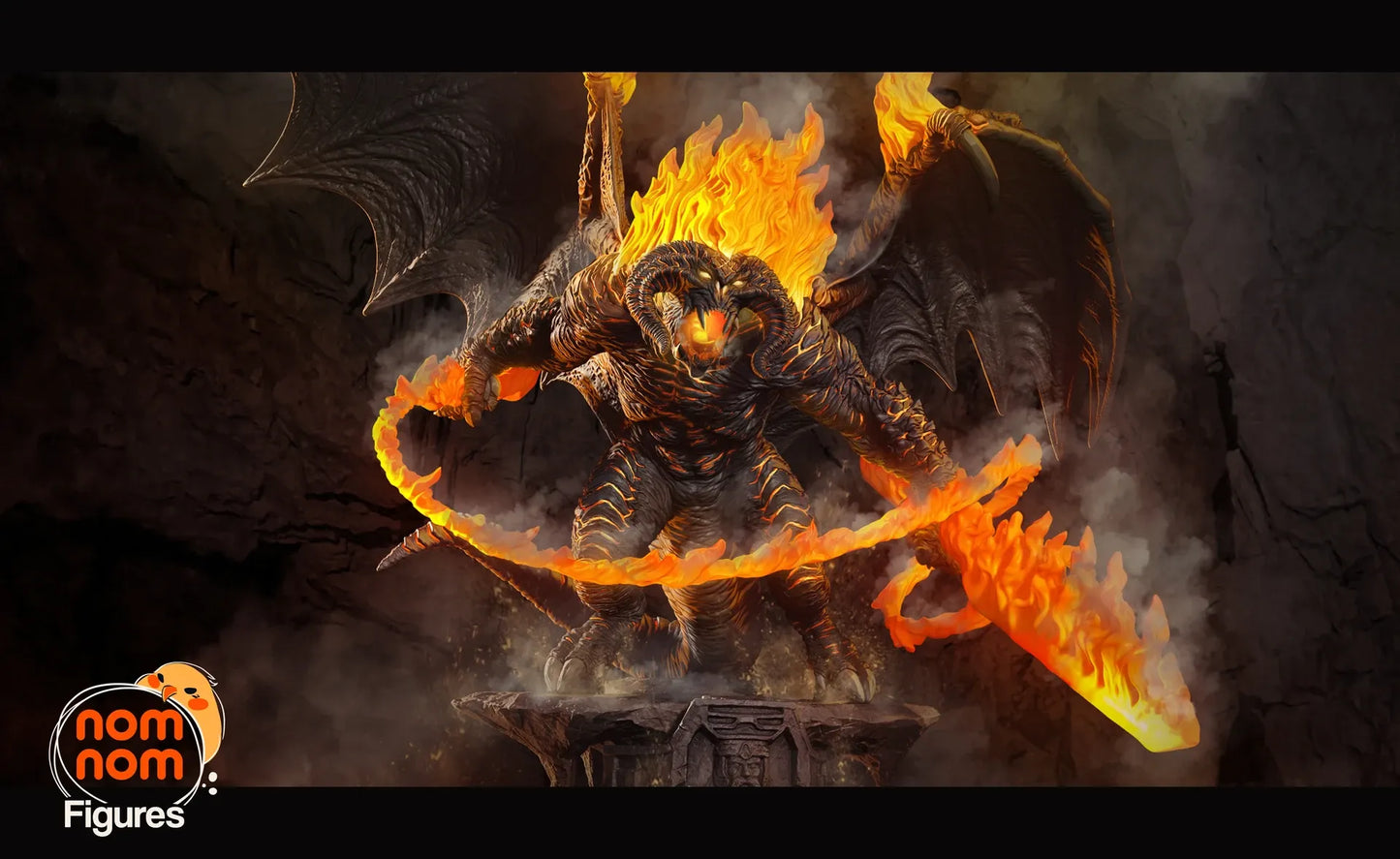 Fire Demon Figure – Collectible Statue – Fanart