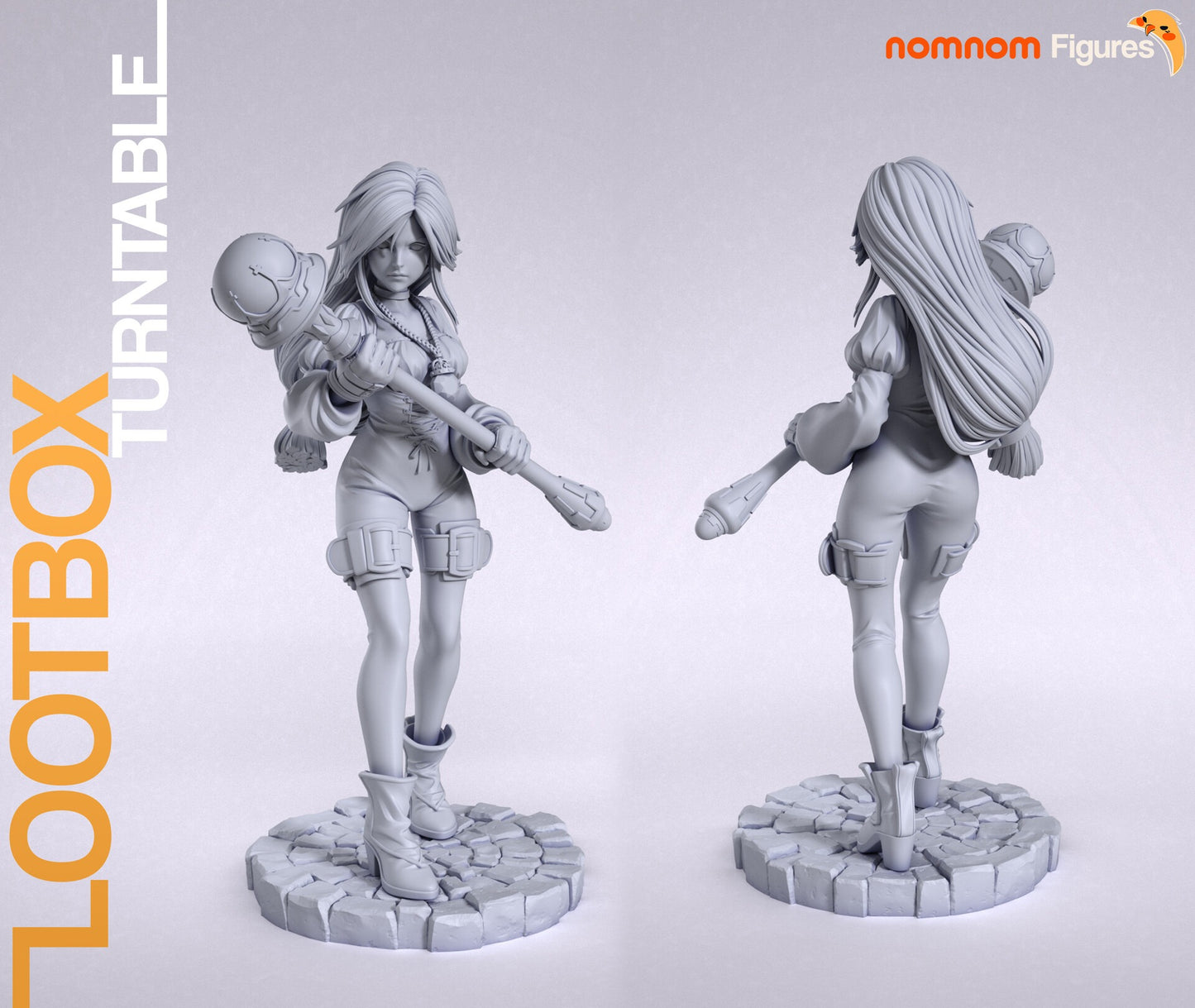 Royal Summoner Princess Figure – Collectible Fantasy Decor – Fanart