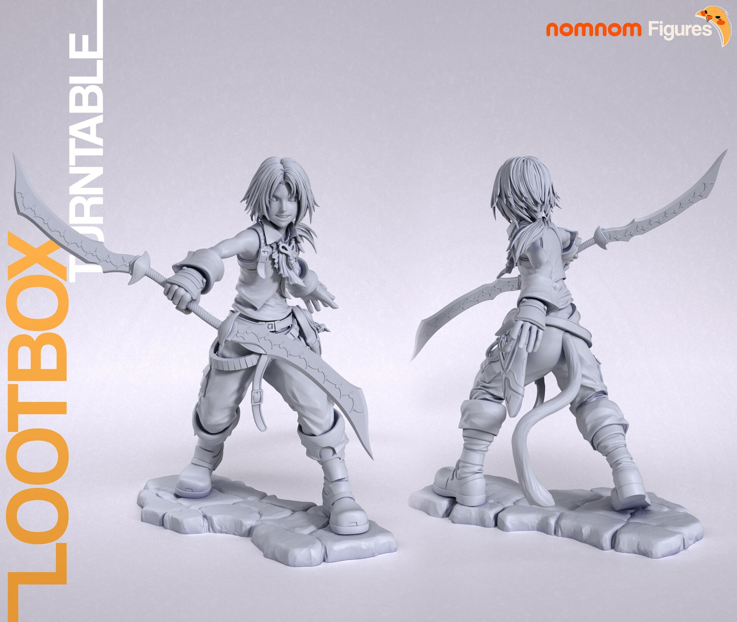 Fantasy Thief Adventurer Figure – Collectible Decor – Fanart