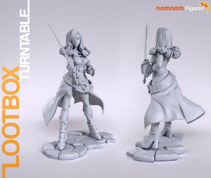 Noble Knight Warrior Figure – Collectible Fantasy Statue – Fanart