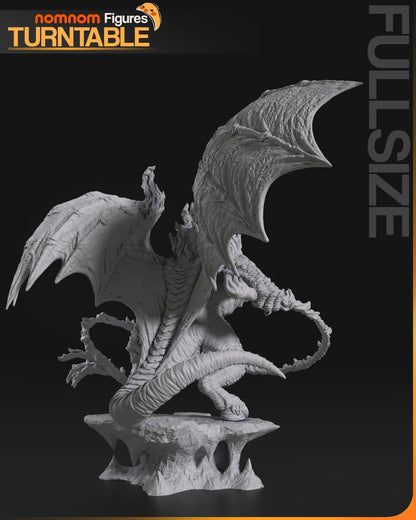 Fire Demon Figure – Collectible Statue – Fanart