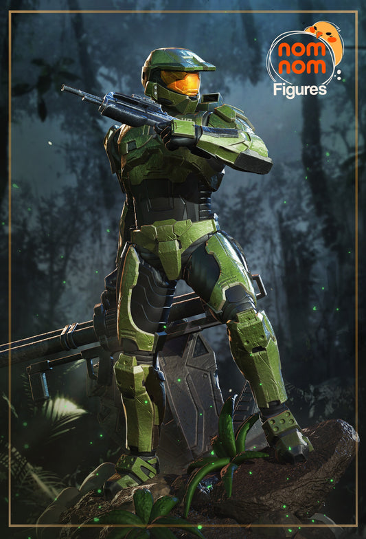 Futuristic Space Super Soldier Figure – Collectible Sci-Fi Statue – Fanart