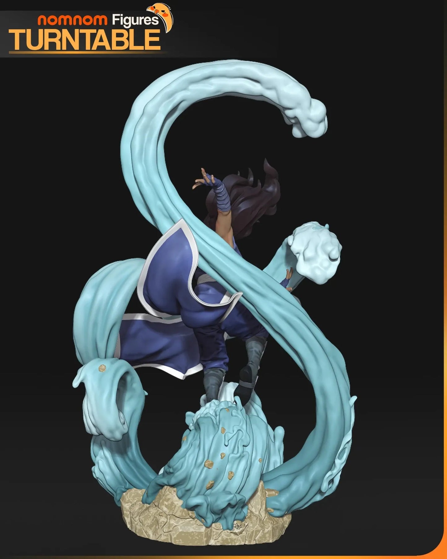 Water Tribe Waterbender Figure – Collectible Statue – Fanart