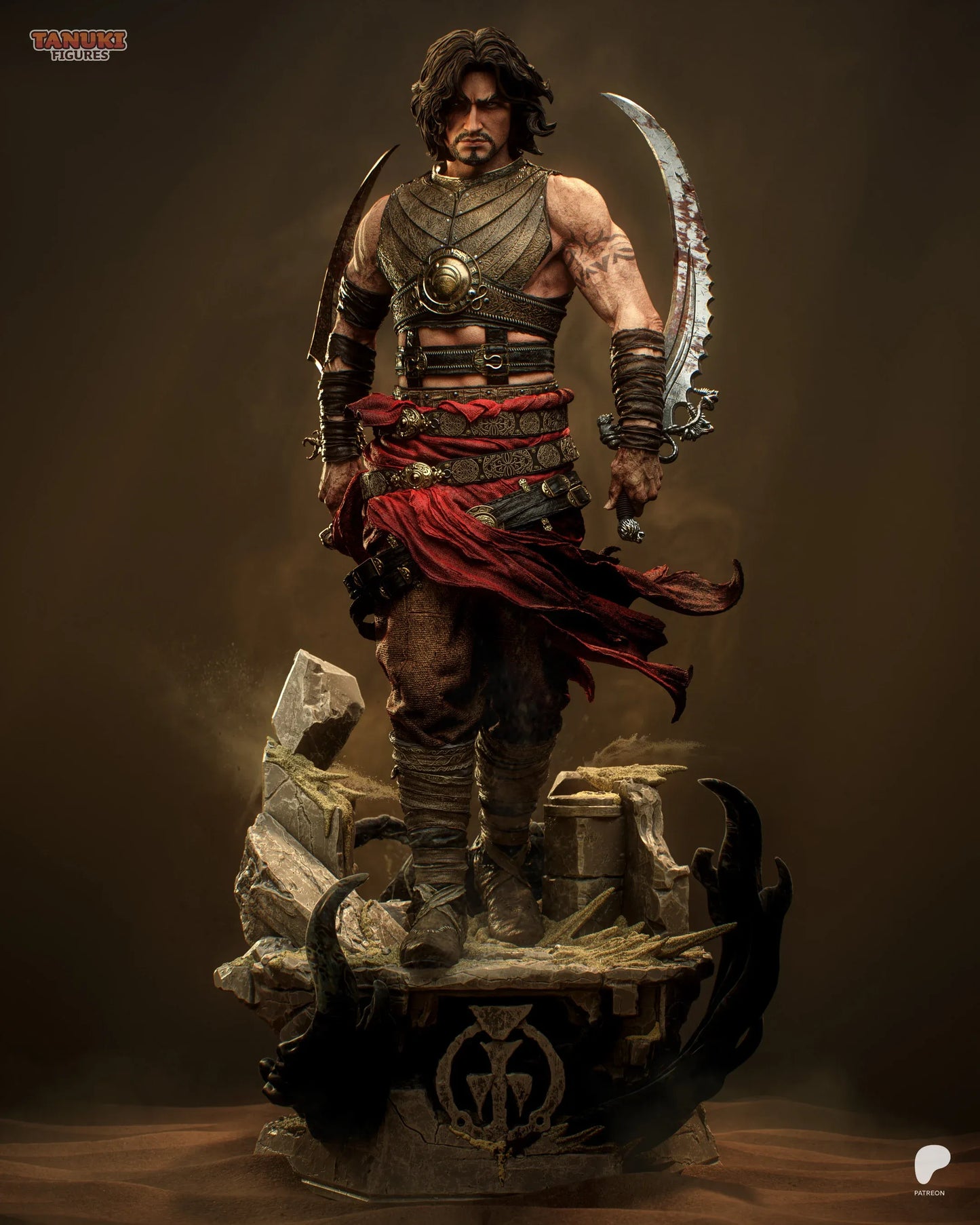 Sands of Time Fanart Figure | Classic Video Game Resin Collectible | Handmade