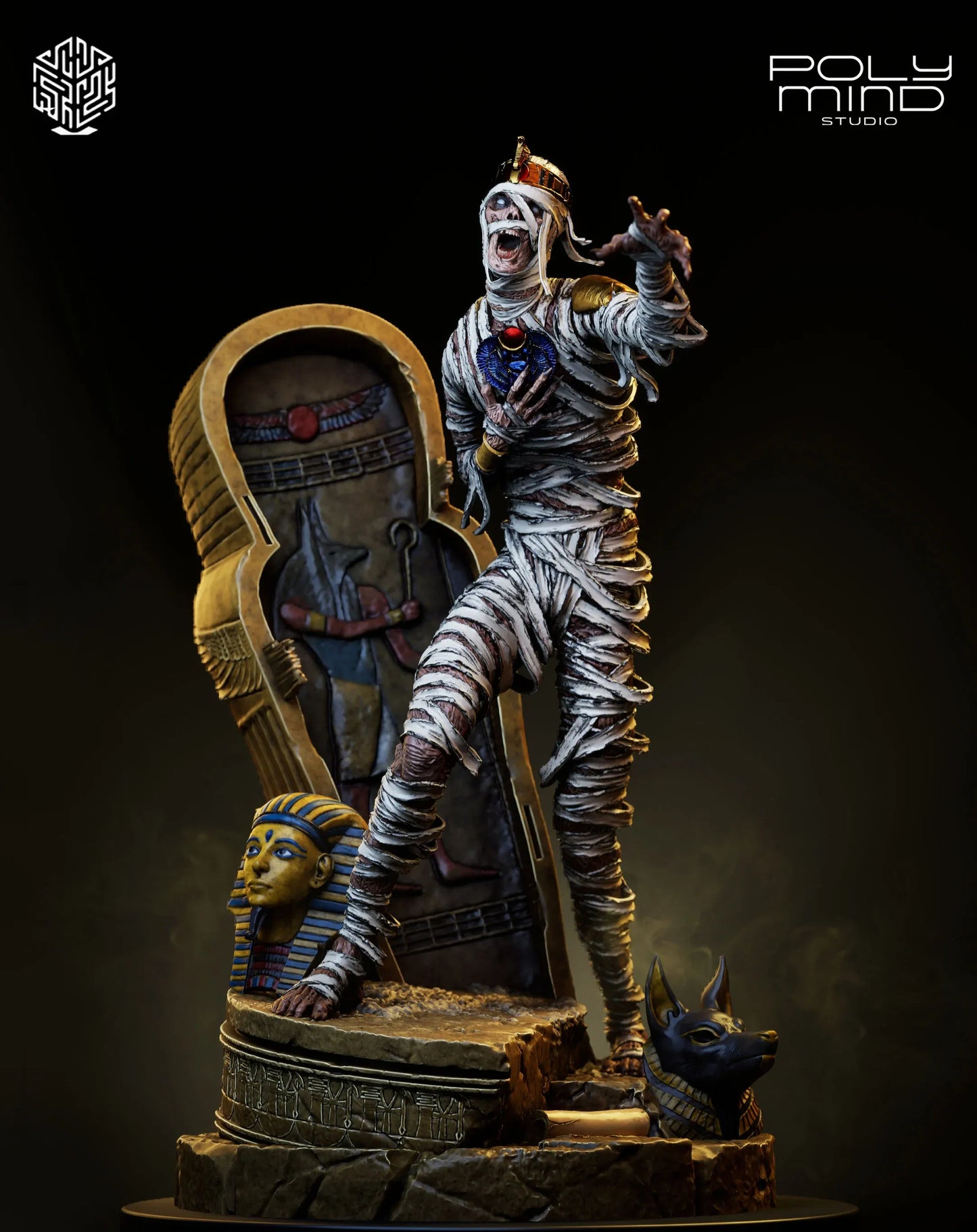 Mummy - Collectible Fantasy Statue – Fanart